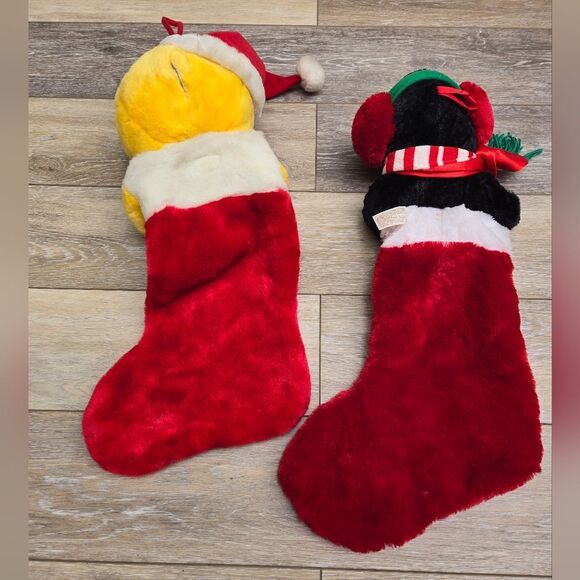 Vintage Giggle Giggle and Wiggle  stocking  smiley face and penguin - Picture 9 of 13